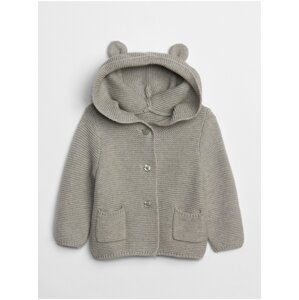 Šedý holčičí baby svetr brannan bear sweater