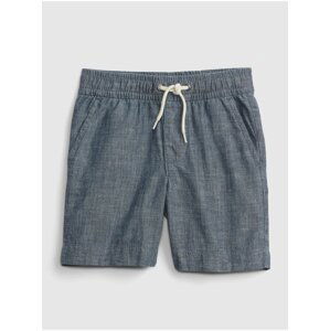 Šedé klučičí dětské kraťasy chambray pull-on shorts