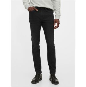 Černé pánské džíny v-skinny soft high stretch black