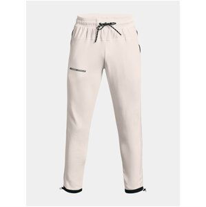 Kalhoty Under Armour RIVAL TERRY AMP PANT - bílá