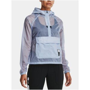 Bunda Under Armour Run Anywhere Anorak - modrá