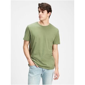 Zelené pánské tričko v-ss evd crew fashion