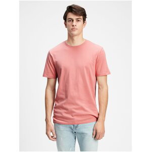 Růžové pánské tričko v-ss evd crew fashion