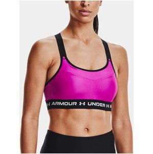 Sportovní podprsenka Under Armour High Crossback Bra - růžová