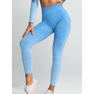 Legíny Gym Glamour Bezešvé Blue Ombre