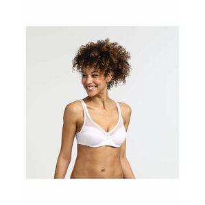 Bílá dámská podprsenka Dim GENEROUS COTTON BIO BRA