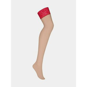 Jemné punčochy Jolierose stockings - Obsessive červená