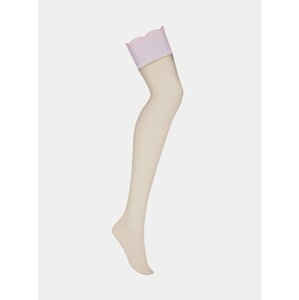 Sexy punčochy Girlly stockings XXL - Obsessive nude