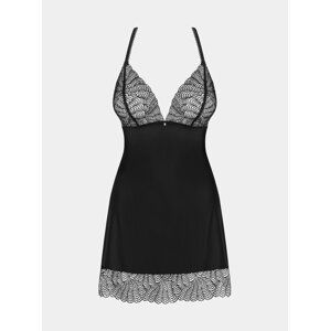 Elegantní košilka Chiccanta chemise - Obsessive černá