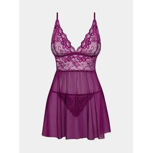 Vášnivá košilka Idillia babydoll purple - Obsessive fialová