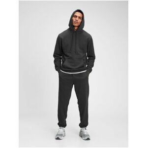 Černé pánské tepláky GAP french terry joggers