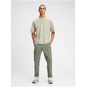 Zelené pánské kalhoty slim pull on nwclnvy2 xl