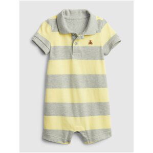 Barevný klučičí baby overal polo shorty one-piece