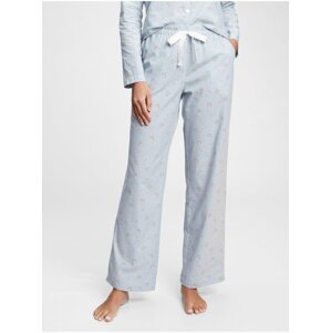 Modré dámské pyžamové kalhoty pajama pants