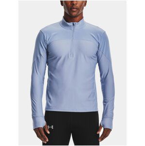 Tričko Under Armour QUALIFIER HALF ZIP - modrá