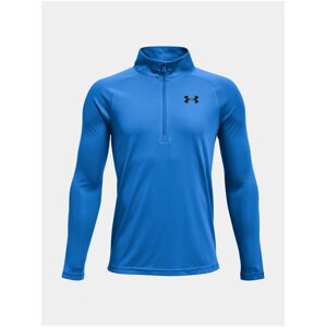 Tričko Under Armour UA Tech 2.0 1/2 Zip - modrá