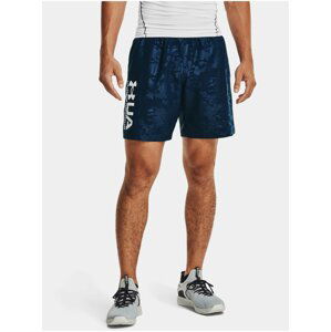 Kraťasy Under Armour UA Woven Emboss Shorts - tmavě modrá