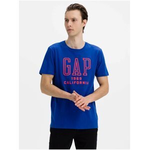 Modré pánské tričko GAP Logo v-1969 cali