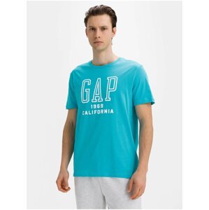 Modré pánské tričko GAP Logo v-1969 cali
