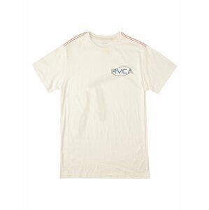 RVCA ORBIT  SHERBET PINK pánské triko s krátkým rukávem - bílá