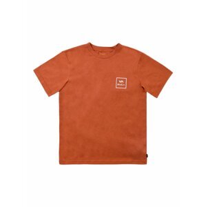 RVCA VA ALL THE WAYS TERRACOTA pánské triko s krátkým rukávem - oranžová