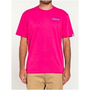 Element HENKE FUSHIA RED pánské triko s krátkým rukávem - růžová