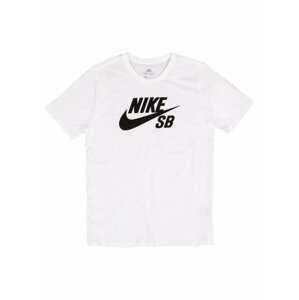 Nike SB  LOGO white pánské triko s krátkým rukávem - bílá