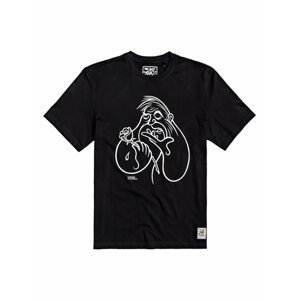 Element LOVE & DEATH FLINT BLACK pánské triko s krátkým rukávem - černá
