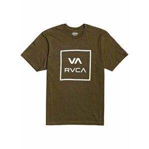RVCA FRONT VA ALL THE WAY SEQUOIA GREEN pánské triko s krátkým rukávem - zelená