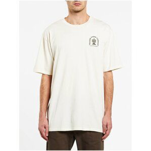 Volcom Culturevate off white pánské triko s krátkým rukávem - bílá