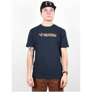 Volcom Vee-Stone NAVY pánské triko s krátkým rukávem - modrá