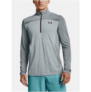 Tričko Under Armour UA Seamless 1/2 Zip-GRY