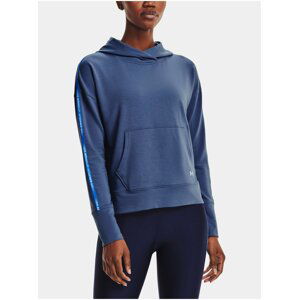 Mikina Under Armour UA Rival Terry Taped Hoodie - modrá