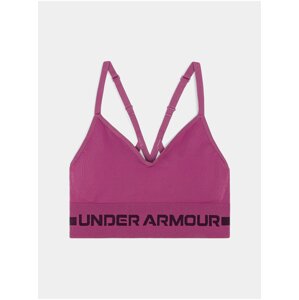 Podprsenka Under Armour Seamless Low Long Bra - růžová