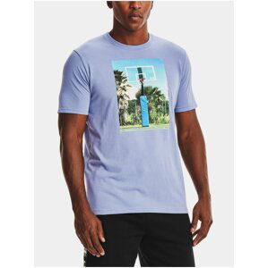 Tričko Under Armour UA HOOPS SUMMER DAZE TEE - modrá