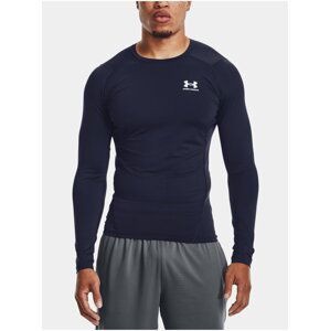 Tričko Under Armour UA HG Armour Comp LS - tmavě modrá