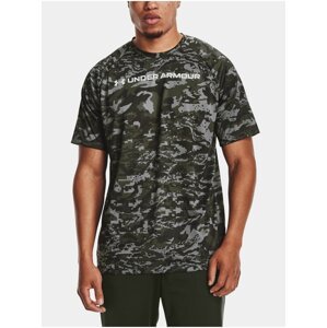 Tričko Under Armour TECH ABC CAMO SS - šedá