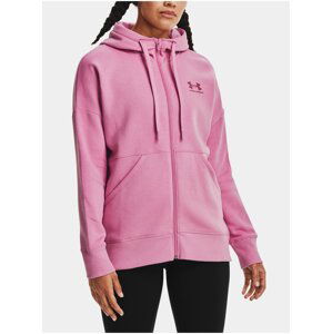 Mikina Under Armour Rival Fleece FZ Hoodie - růžová