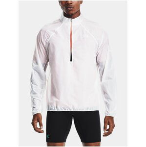 Bunda Under Armour UA Impasse Flow 1/2 Zip - bílá