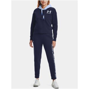 Kalhoty Under Armour Rival Fleece Grdient Pant - tmavě modrá