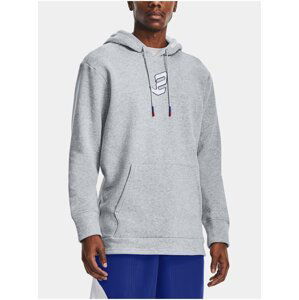 Mikina Under Armour UA EMBIID SIGNATURE HOODY - šedá