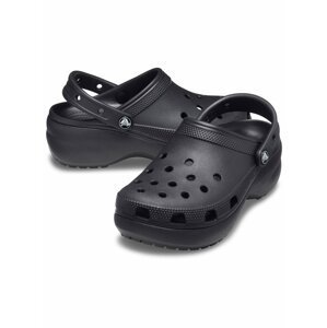 Černé dámské pantofle Crocs Classic Platform Clog