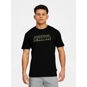 Černé pánské tričko s potiskem Puma