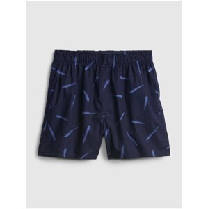 Modré pánské trenýrky print boxers