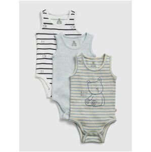 Barevné baby body olx tnk bs lt blue heather 12-18m, 3ks