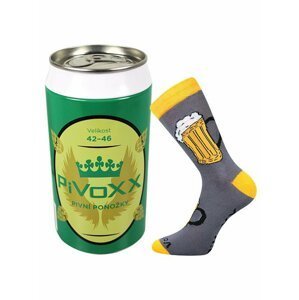 Ponožky VoXX šedé (PiVoXX + plechovka)