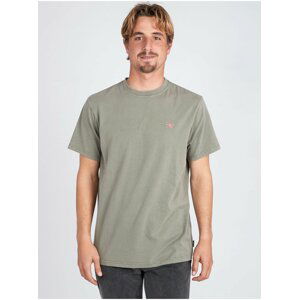Billabong QUIET RIOT   LT MILITARY pánské triko s krátkým rukávem - zelená