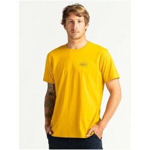 Billabong PELIGROSA MUSTARD pánské triko s krátkým rukávem - žlutá