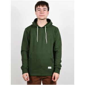 Quiksilver ESSENTIALS greener pastures mikiny přes hlavu pánská - zelená