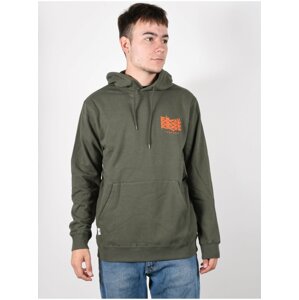 Rip Curl SURF HEADS dark olive mikiny přes hlavu pánská - zelená